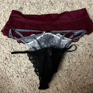 3 Victoria’s Secret panties